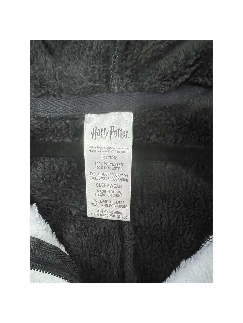 Harry Potter Sleepwear-Men’s Size Large/XL